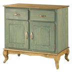 Buffet en bois vert