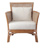 Fauteuil d'appoint en rotin Tatum