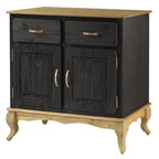 Buffet en bois vert