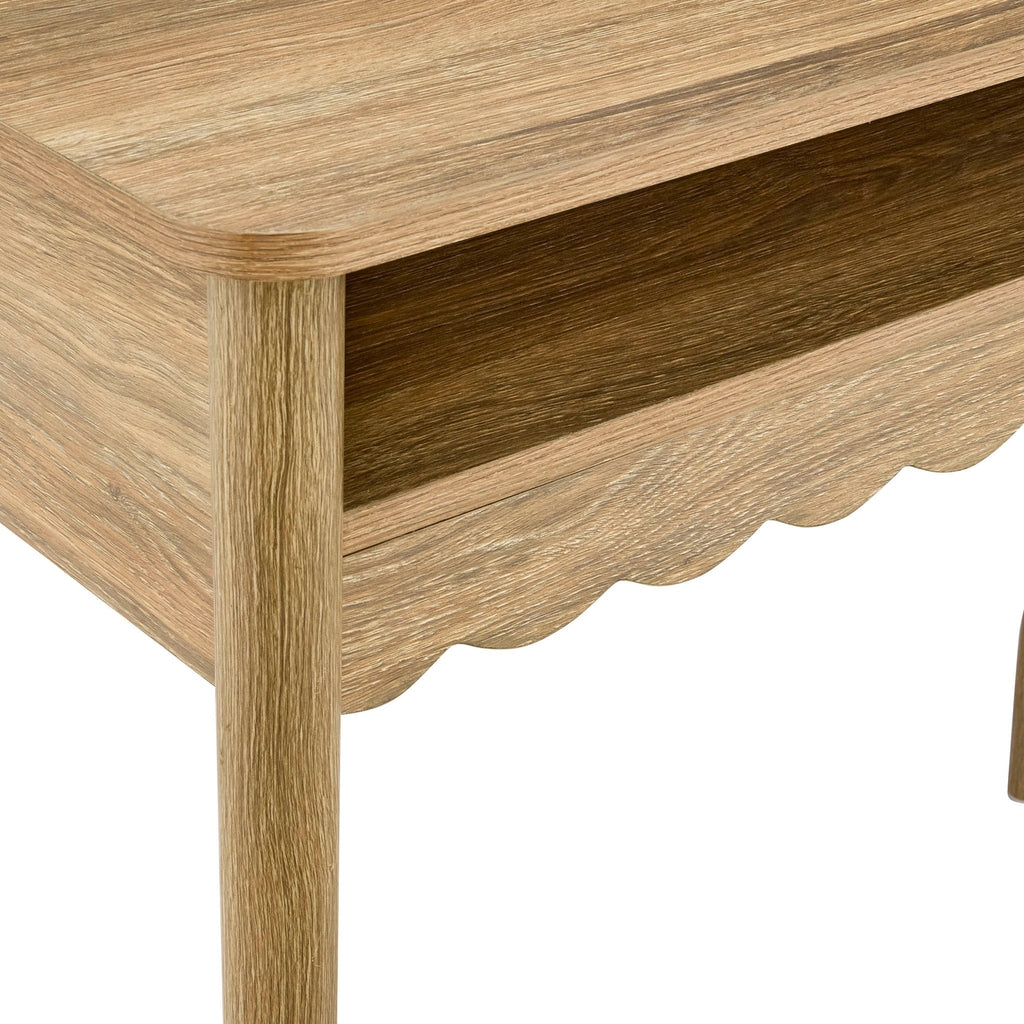 Coiffeuse en bois clair