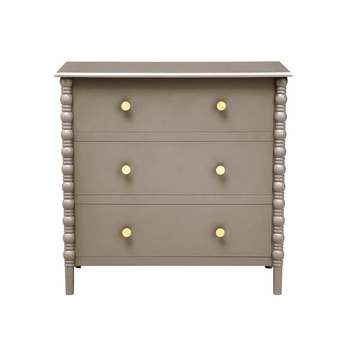 Commode 3 tiroirs - Taupe