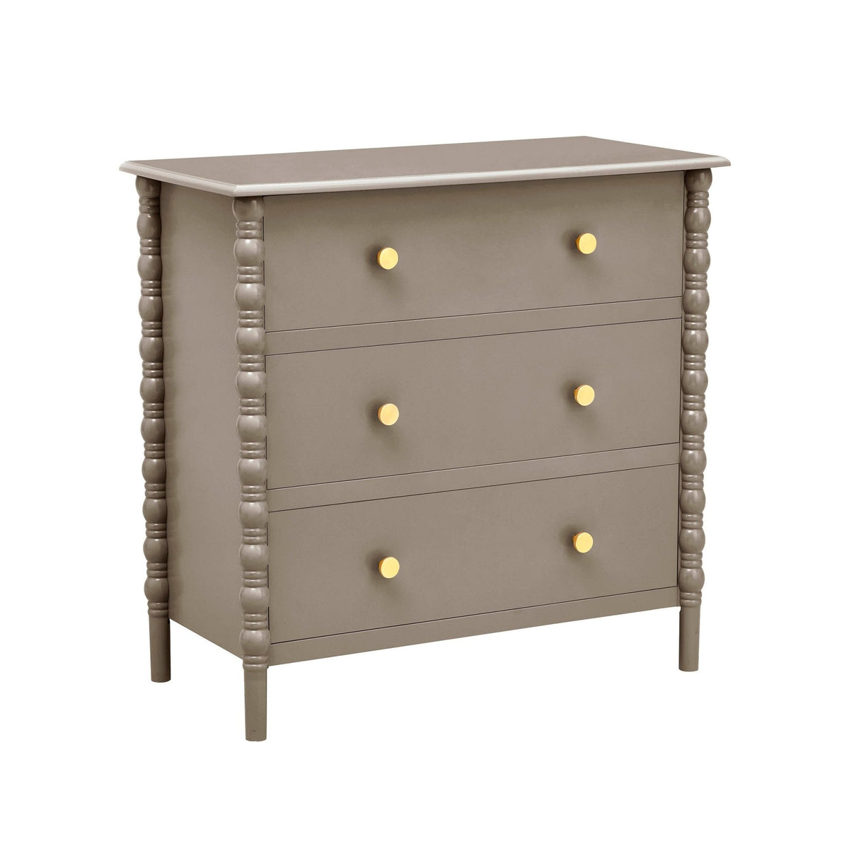 Commode 3 tiroirs - Taupe