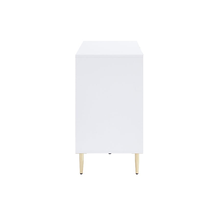 Commode à 6 tiroirs - Blanc chaud