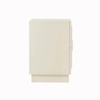 Table de chevet 2 tiroirs - Crème