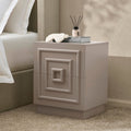Table de chevet 2 tiroirs - Taupe