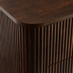 Table de chevet à 2 tiroirs - Noyer