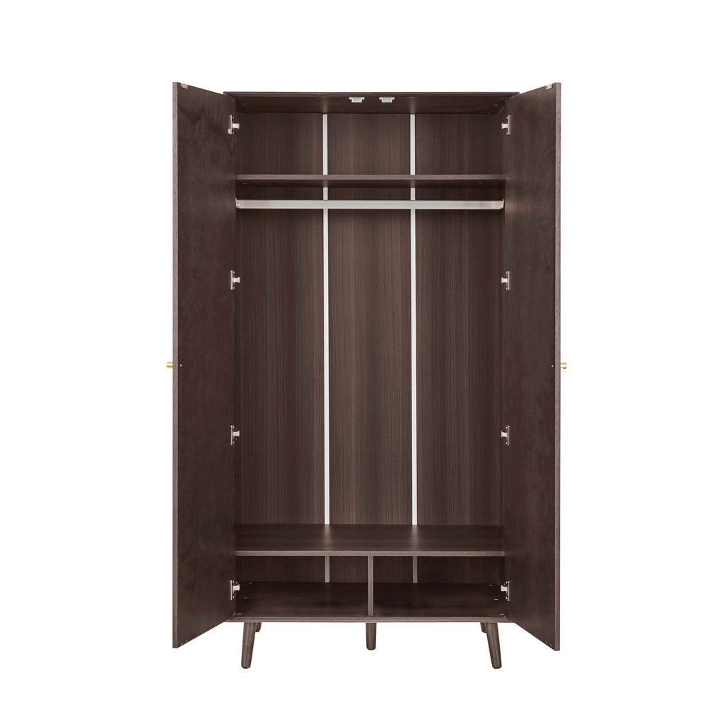 Armoire 2 portes chêne - Noyer