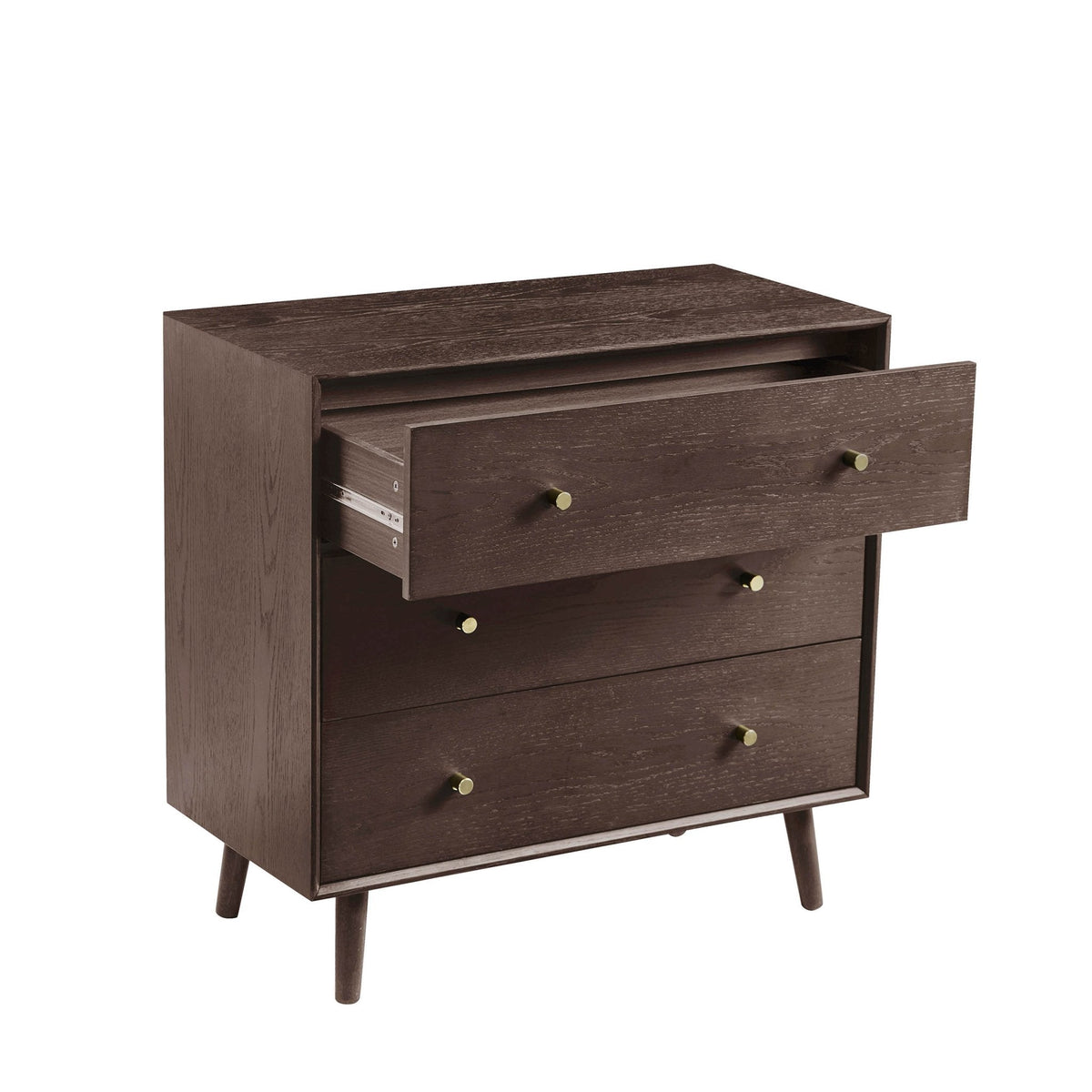 Commode chêne 3 tiroirs - Noyer