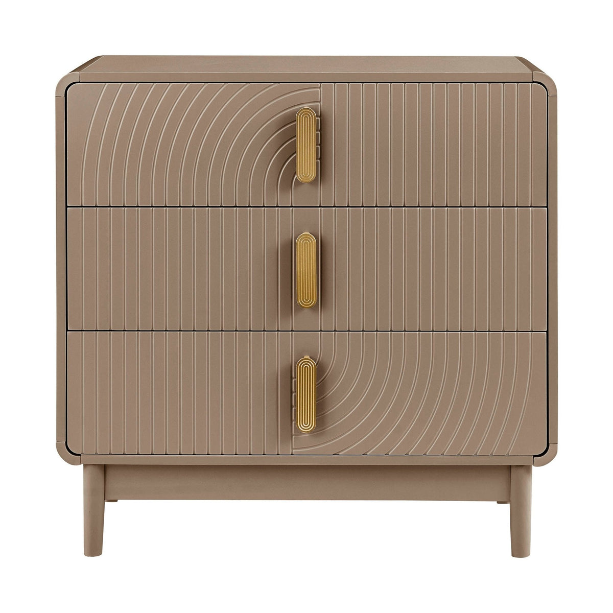 Commode 3 tiroirs - Taupe