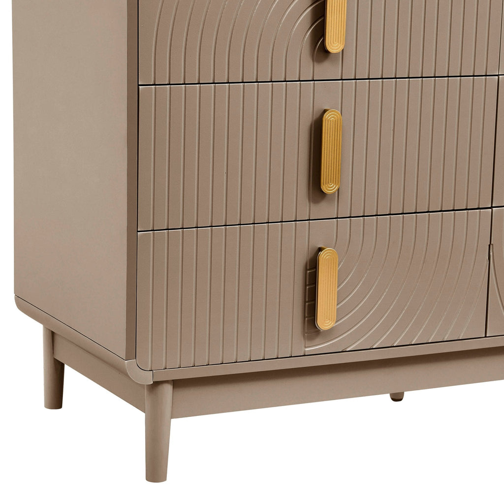 Commode 6 tiroirs - Taupe