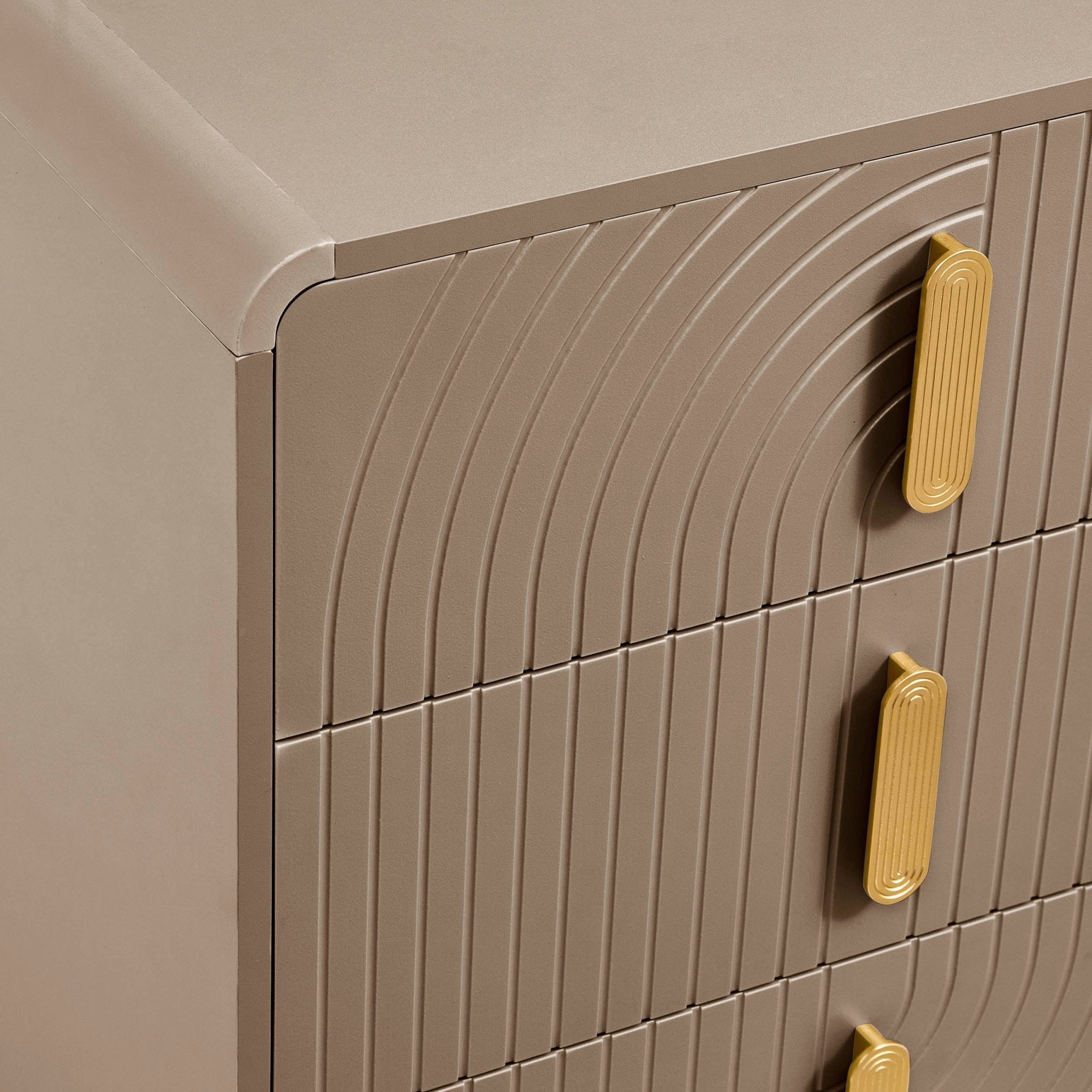 Commode 6 tiroirs - Taupe