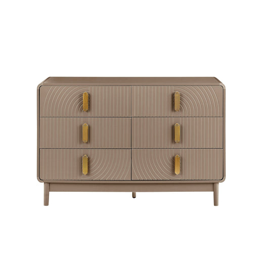 Commode 6 tiroirs - Taupe