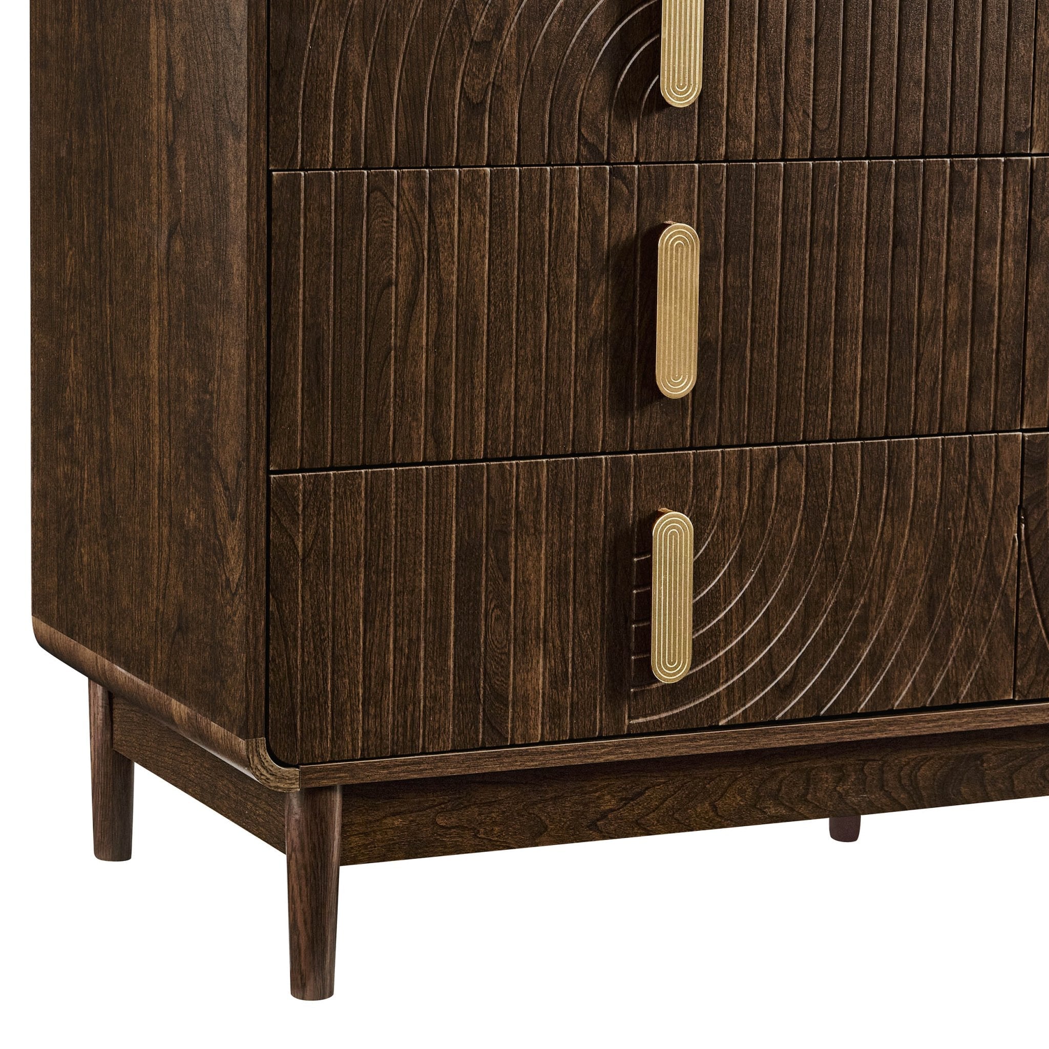 Commode à 6 tiroirs - Noyer