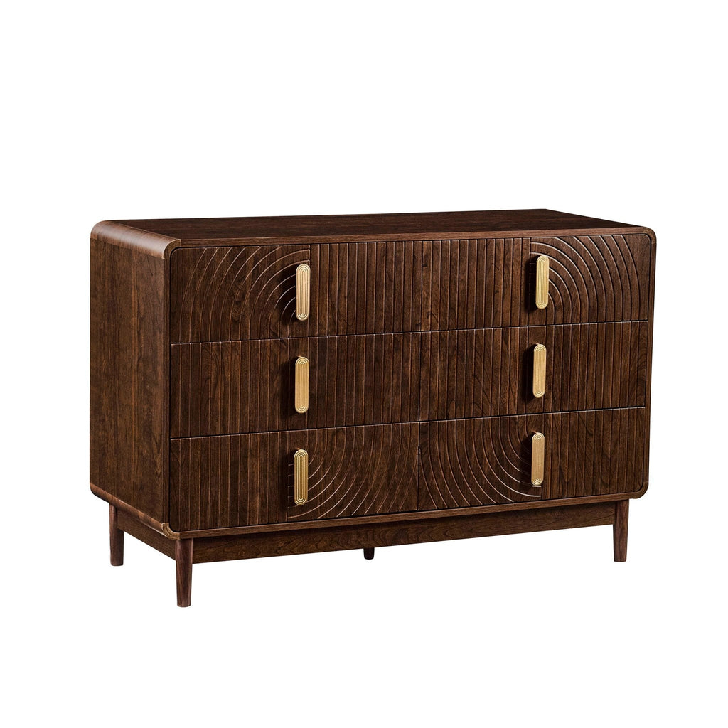 Commode à 6 tiroirs - Noyer