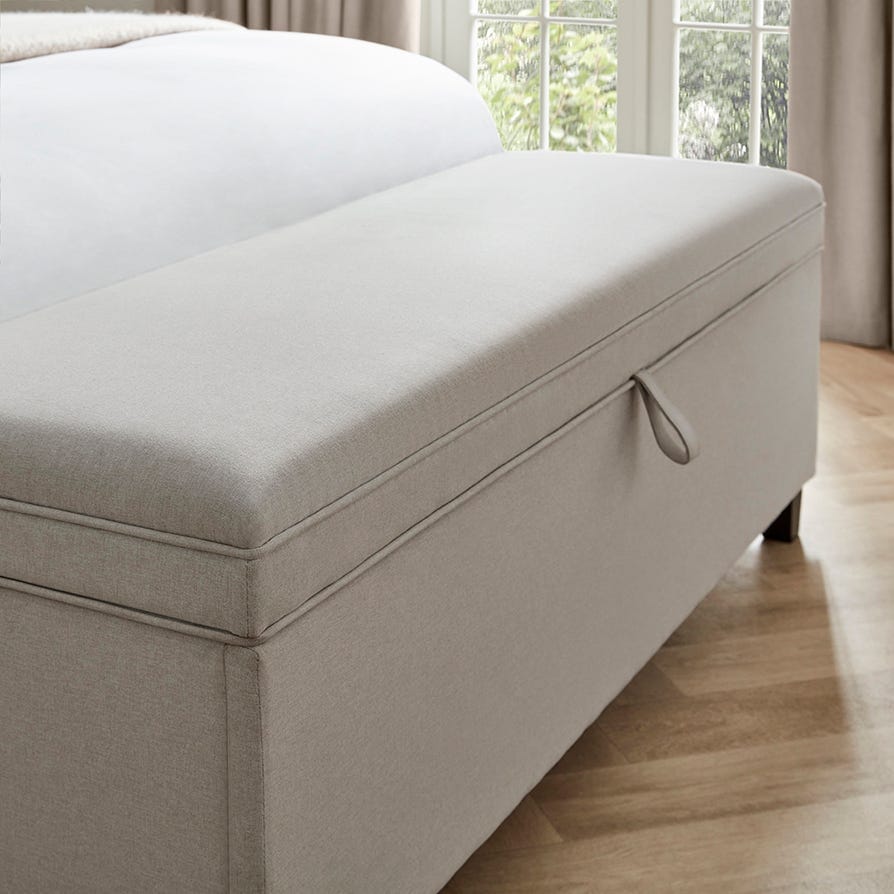 Pouf de rangement – Naturel