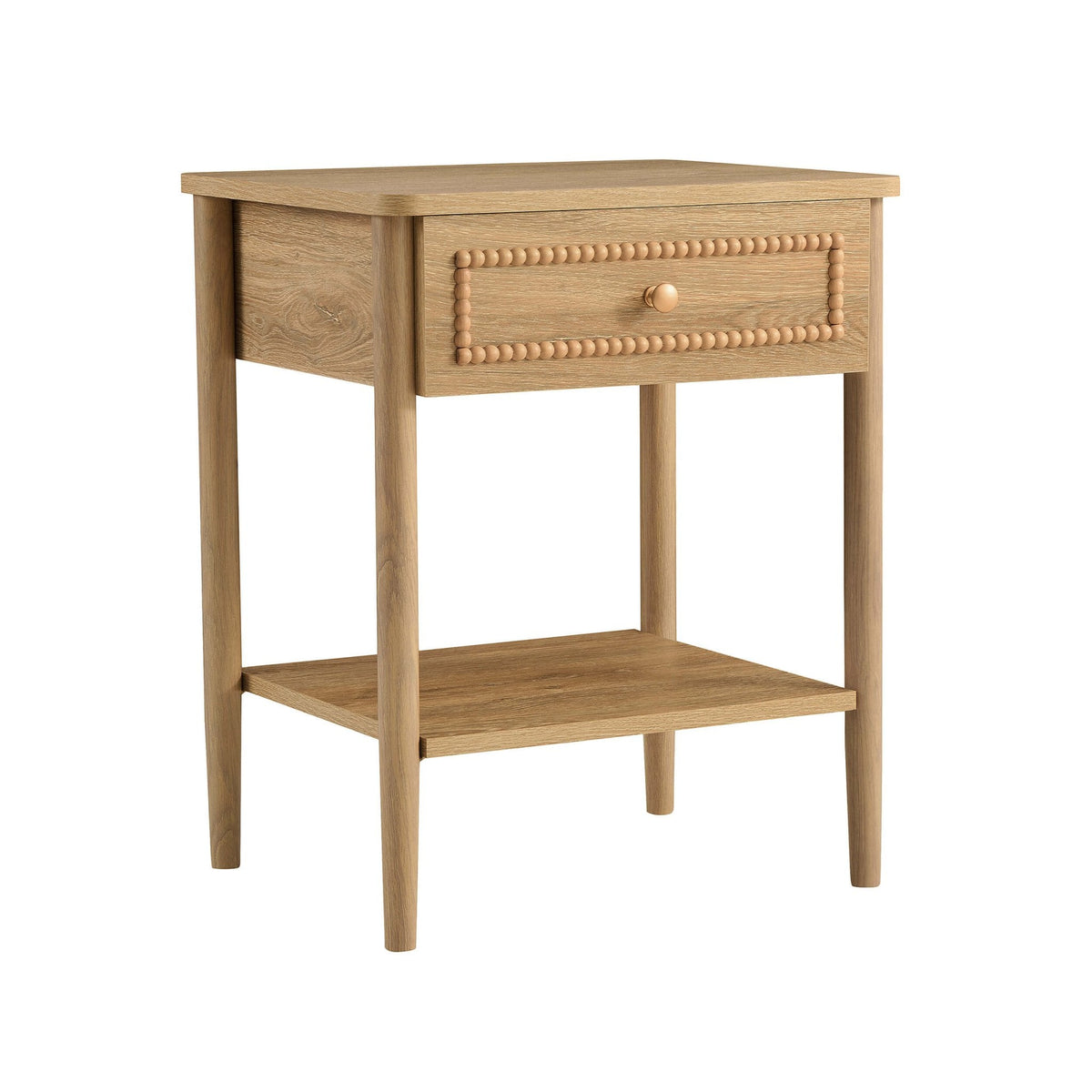 Table de chevet 1 tiroir - Bois clair