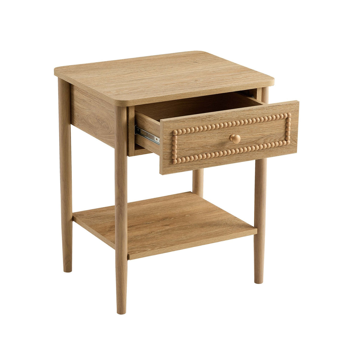Table de chevet 1 tiroir - Bois clair
