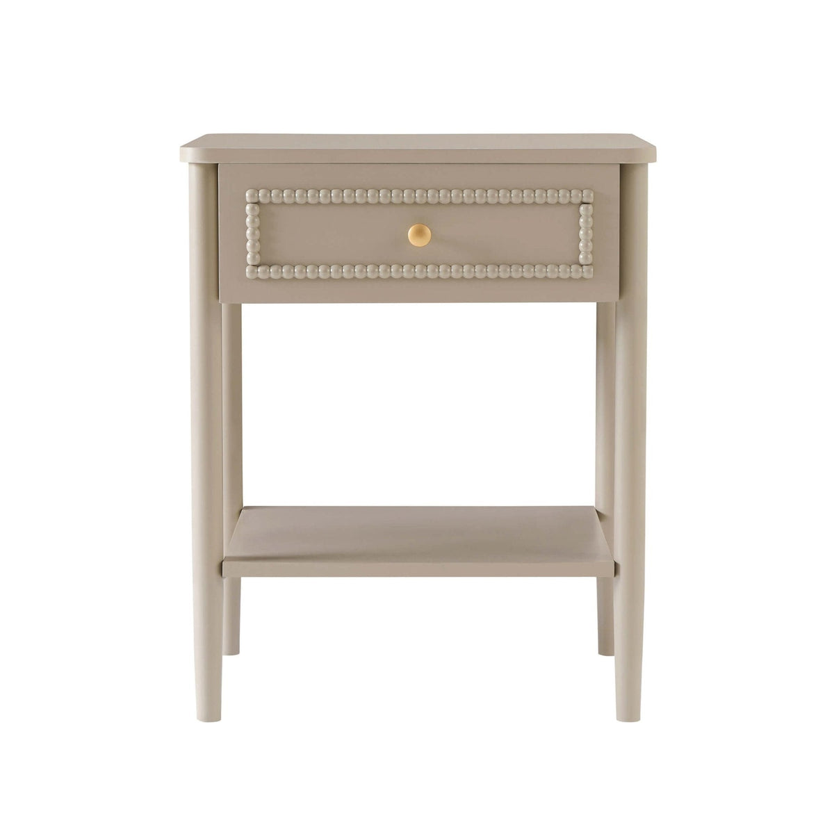 Table de chevet 1 tiroir - Taupe