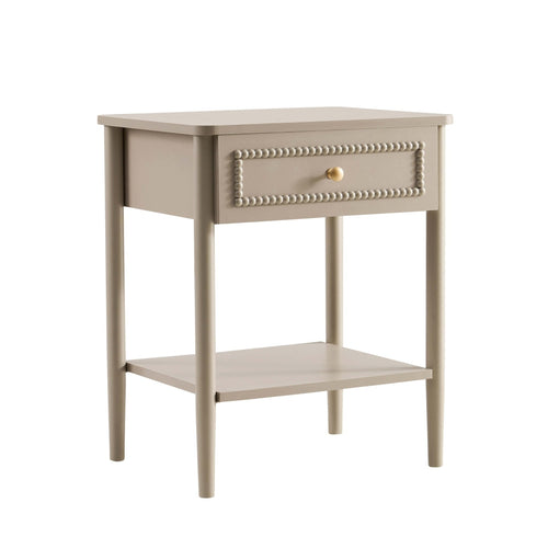 Table de chevet 1 tiroir - Taupe