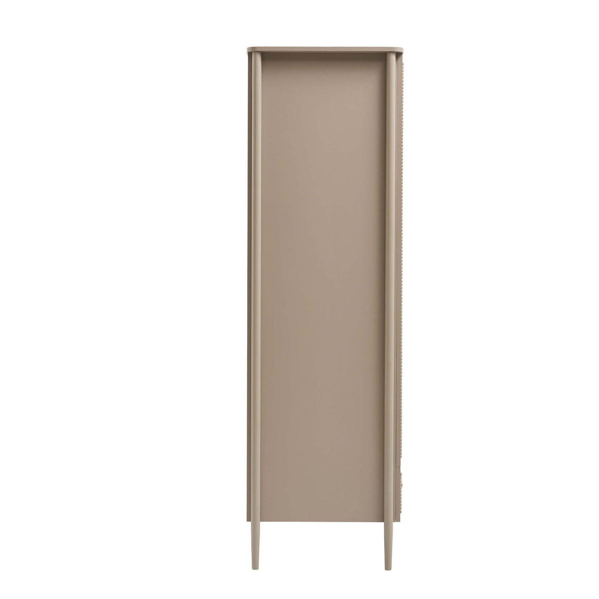 Armoire 2 Portes avec Tiroir - Taupe