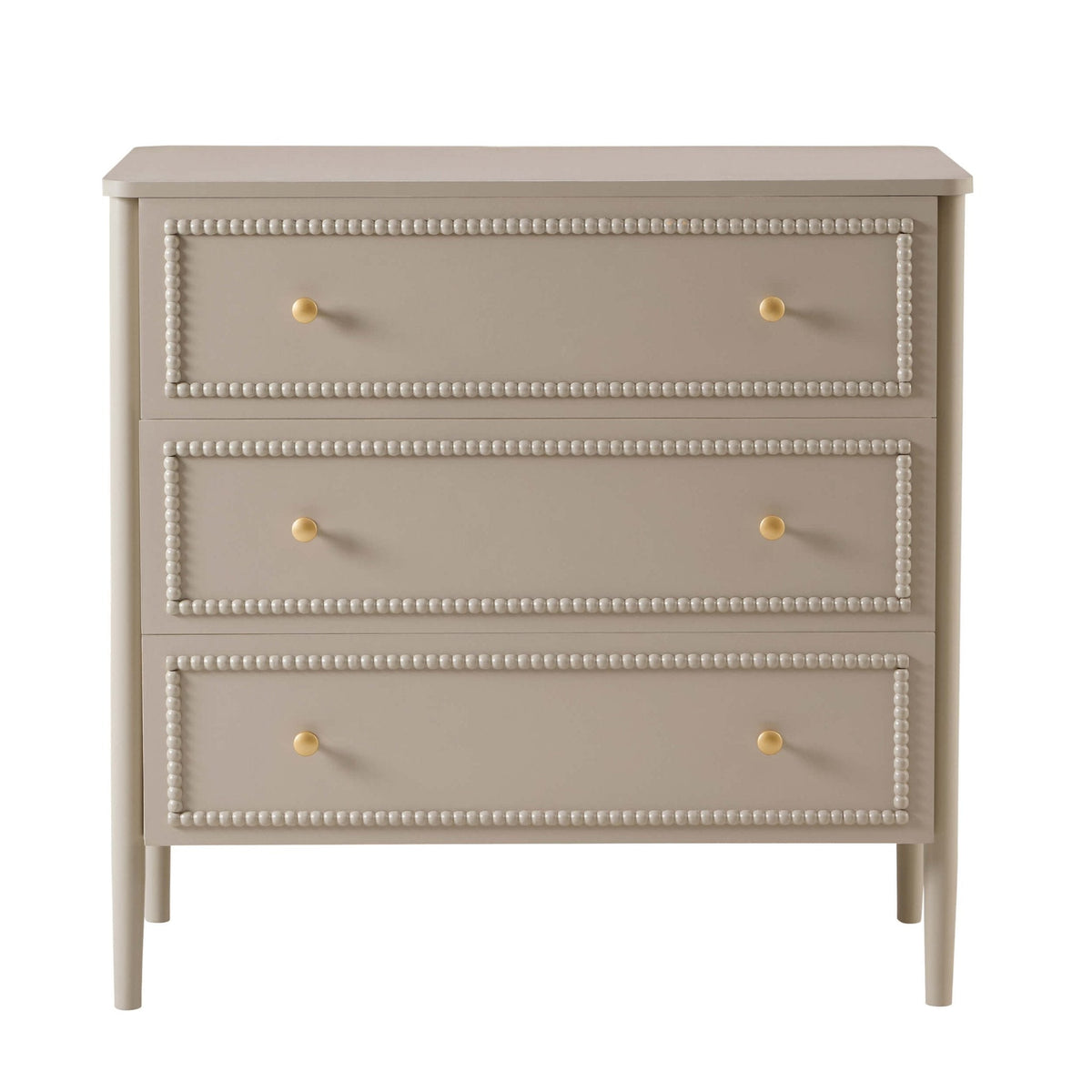 Commode 3 tiroirs - Taupe