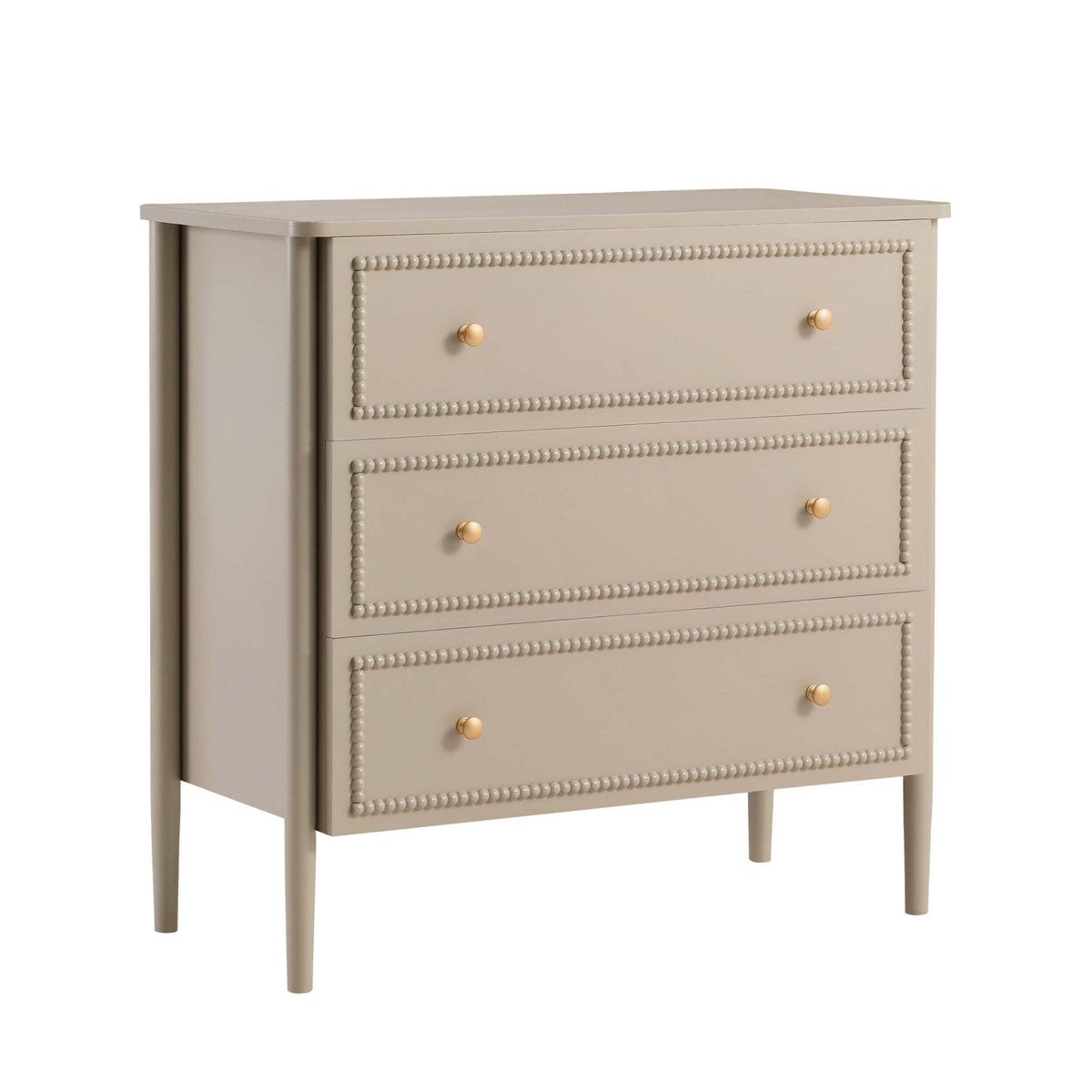 Commode 3 tiroirs - Taupe