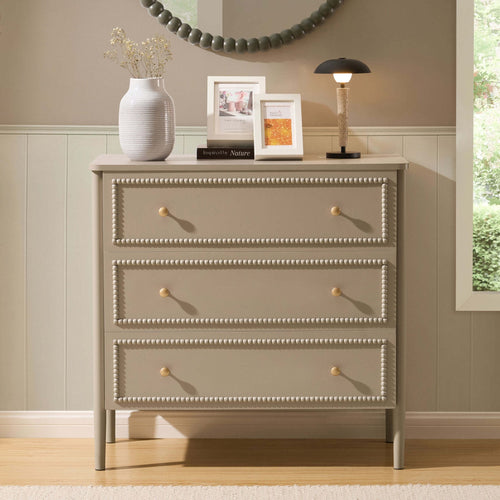 Commode 3 tiroirs - Taupe