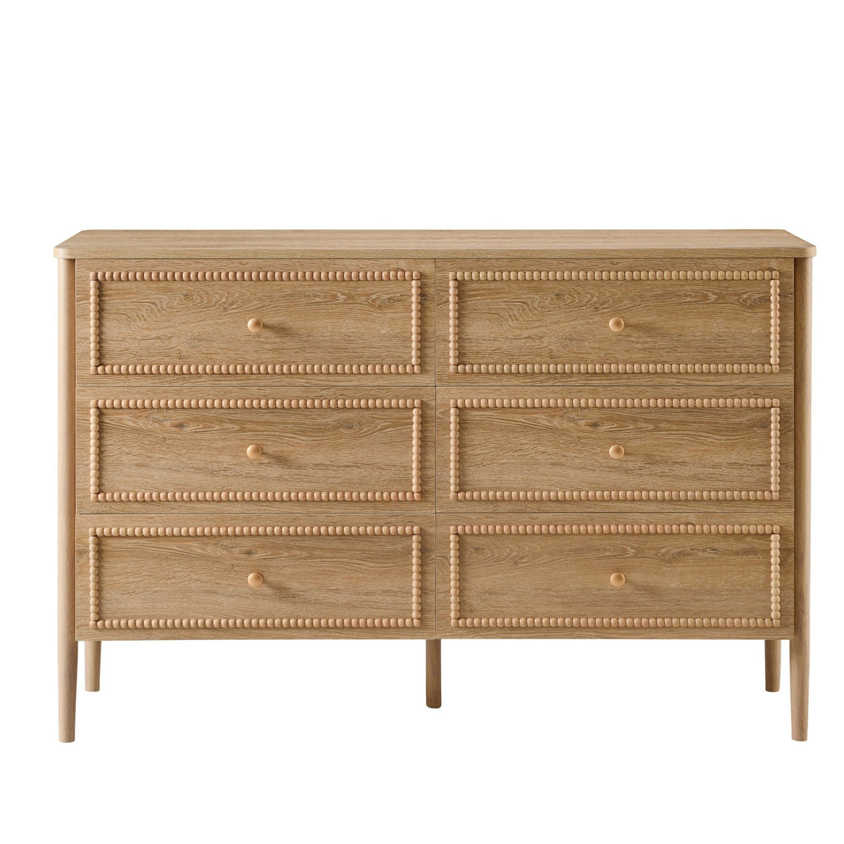 Commode 6 tiroirs - Bois clair