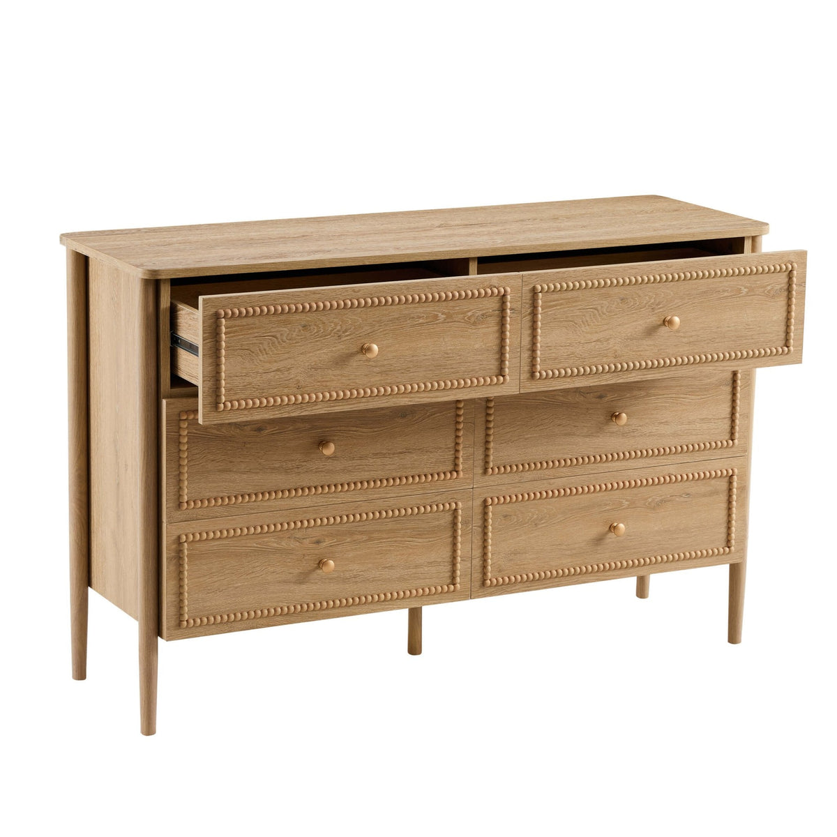 Commode 6 tiroirs - Bois clair