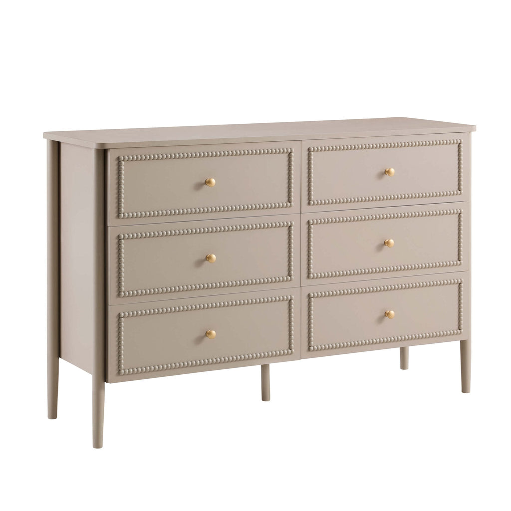 Commode 6 tiroirs - Taupe