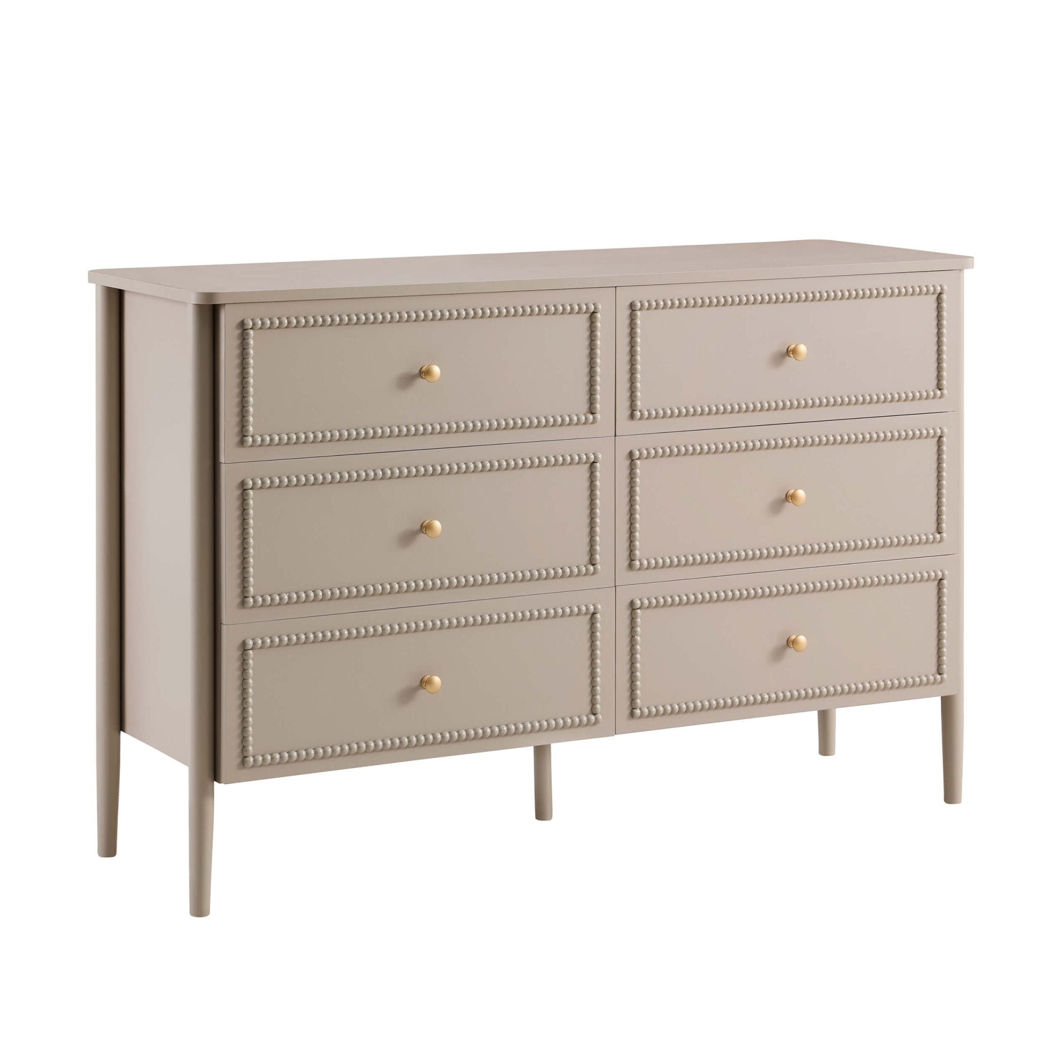 Commode 6 tiroirs - Taupe