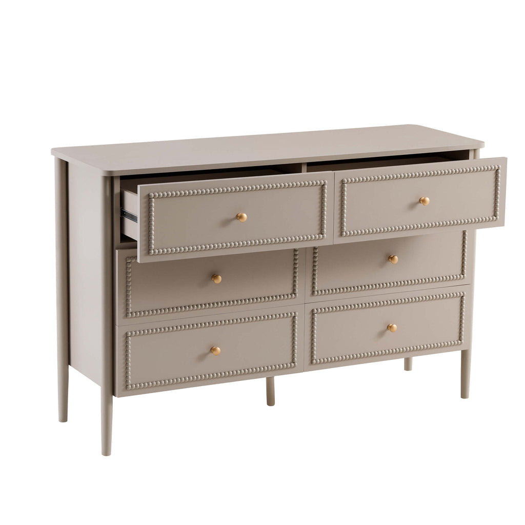 Commode 6 tiroirs - Taupe