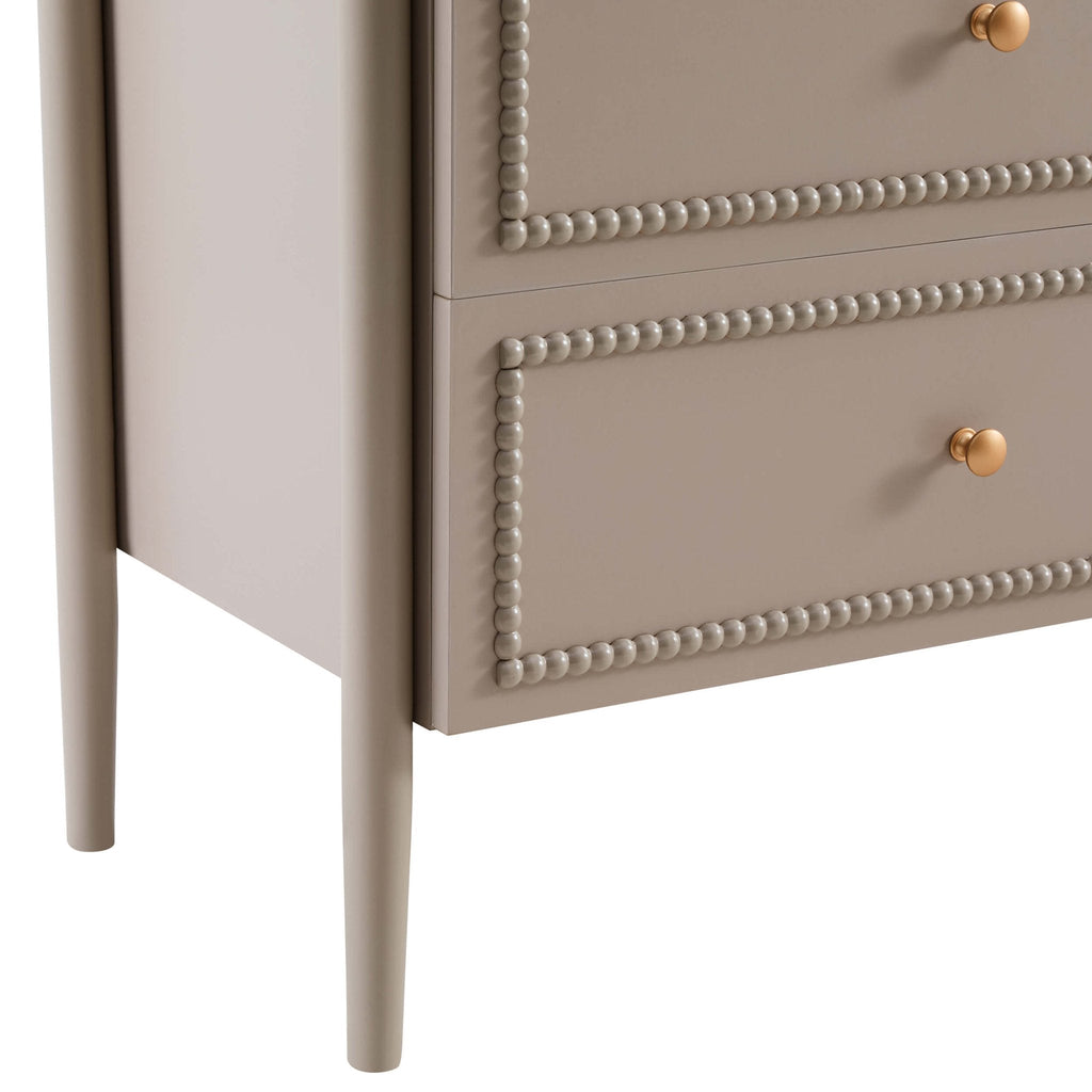 Commode 6 tiroirs - Taupe