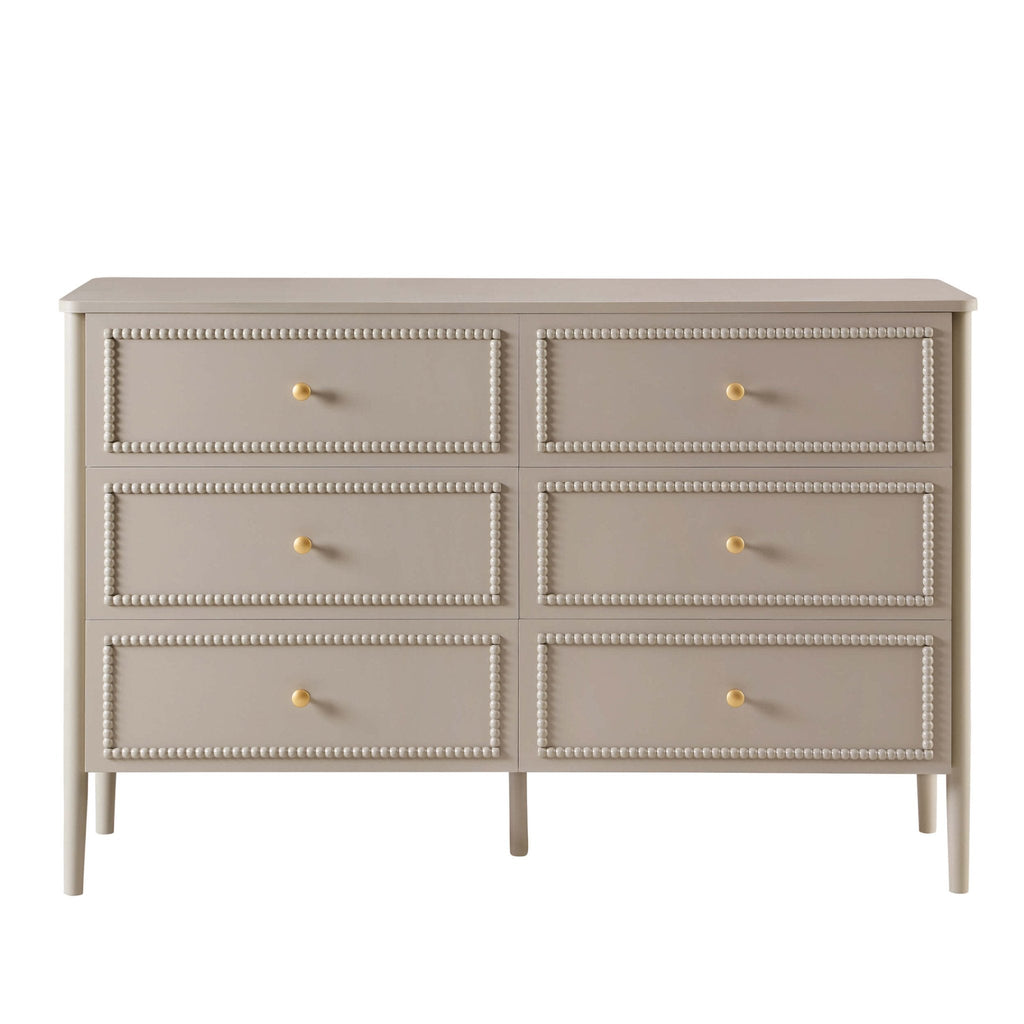Commode 6 tiroirs - Taupe