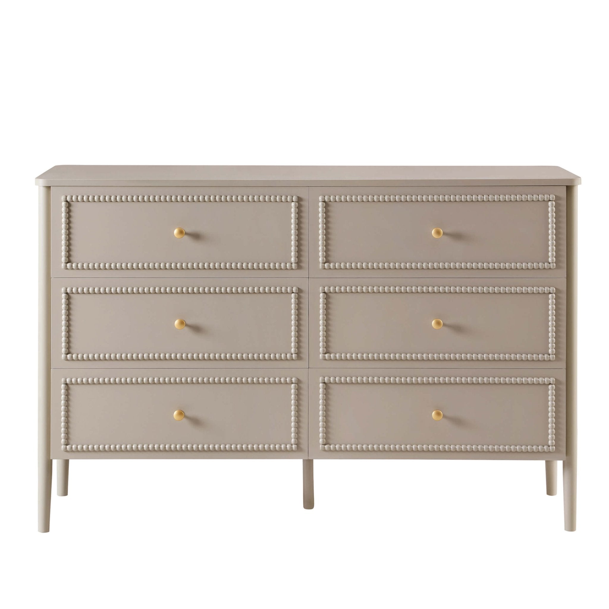 Commode 6 tiroirs - Taupe