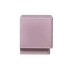 Table de chevet à 2 tiroirs – Violet givré