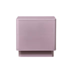 Table de chevet à 2 tiroirs – Violet givré