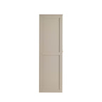 Armoire 3 portes avec tiroirs - Taupe