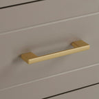 Table de chevet 2 tiroirs - Taupe