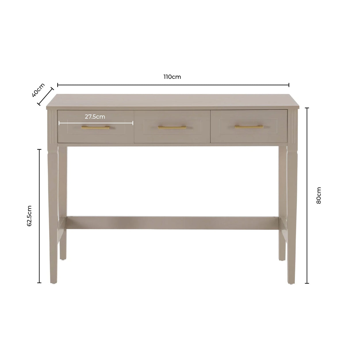 Coiffeuse-console – Taupe