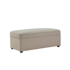 Pouf de rangement rectangulaire - Avoine