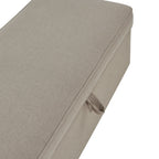 Pouf de rangement rectangulaire - Avoine
