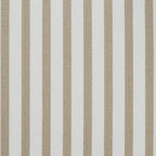 Pouf ottoman rectangulaire avec rangement - Rayures sable