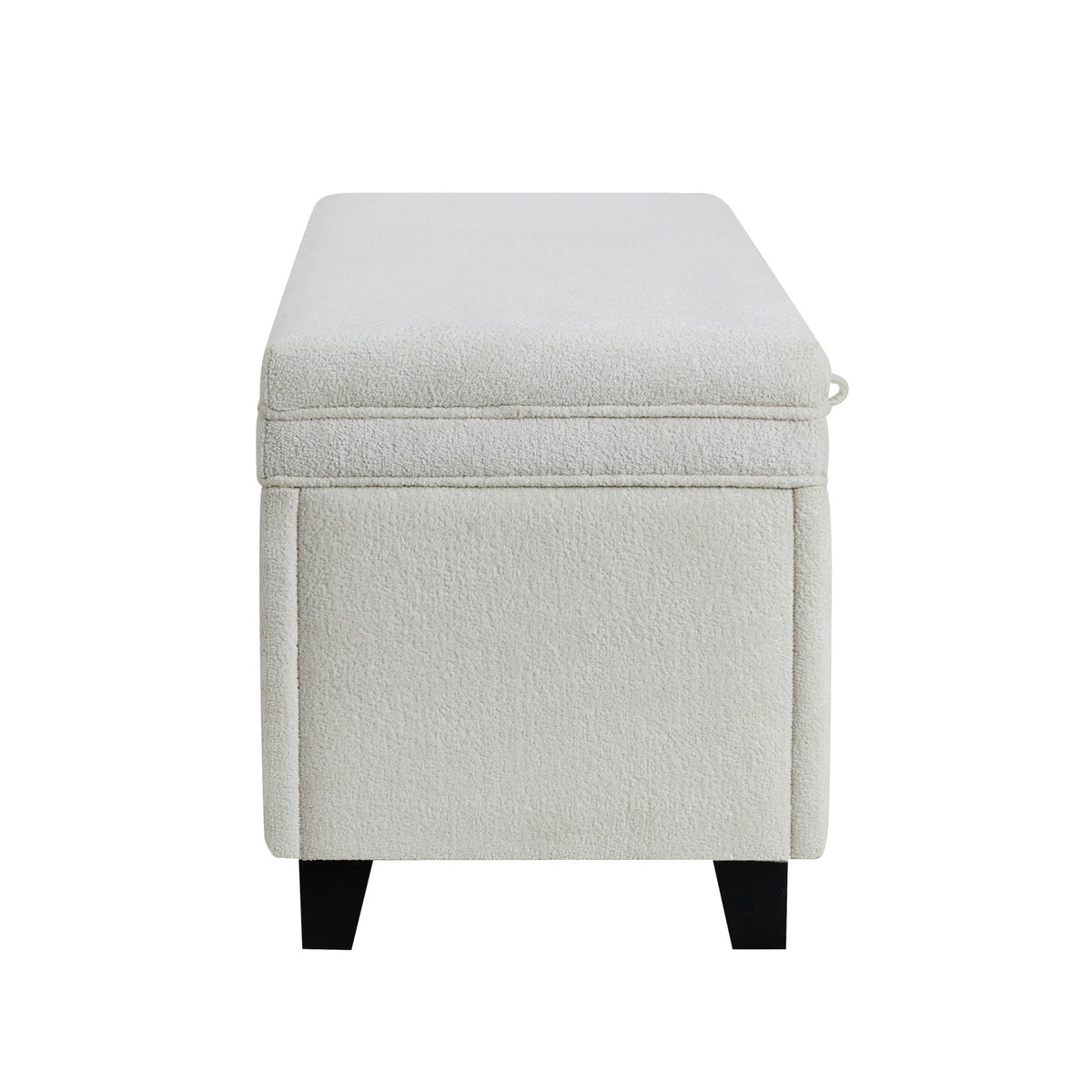 Pouffe de rangement – Chenille écru