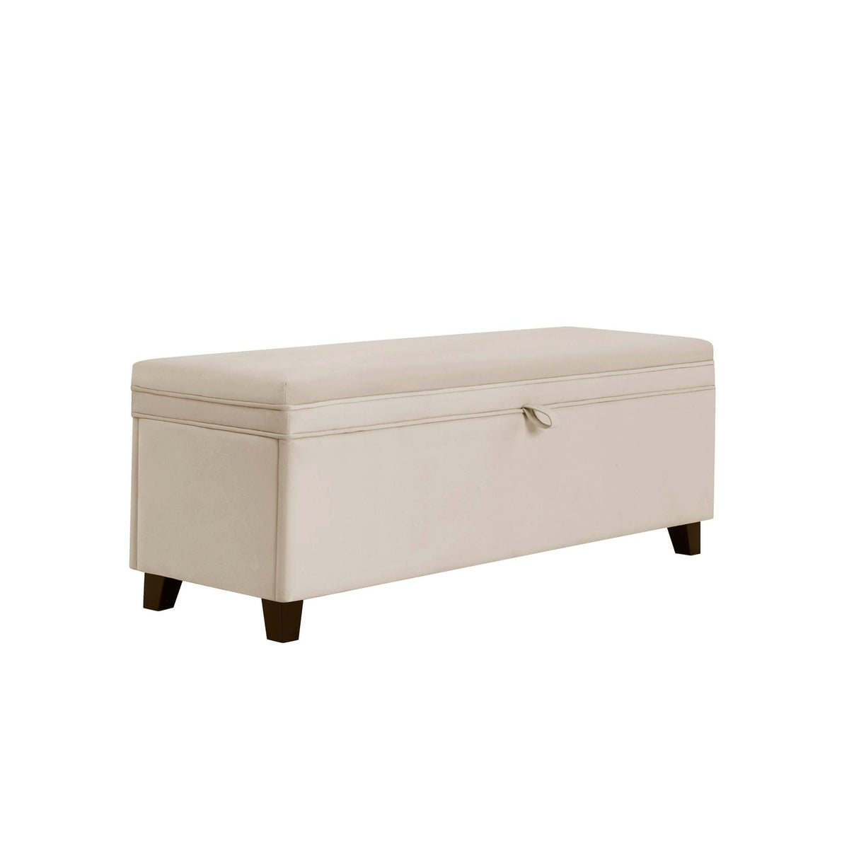 Pouf de rangement - Écru