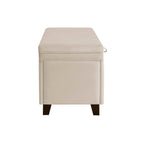 Pouf de rangement - Écru