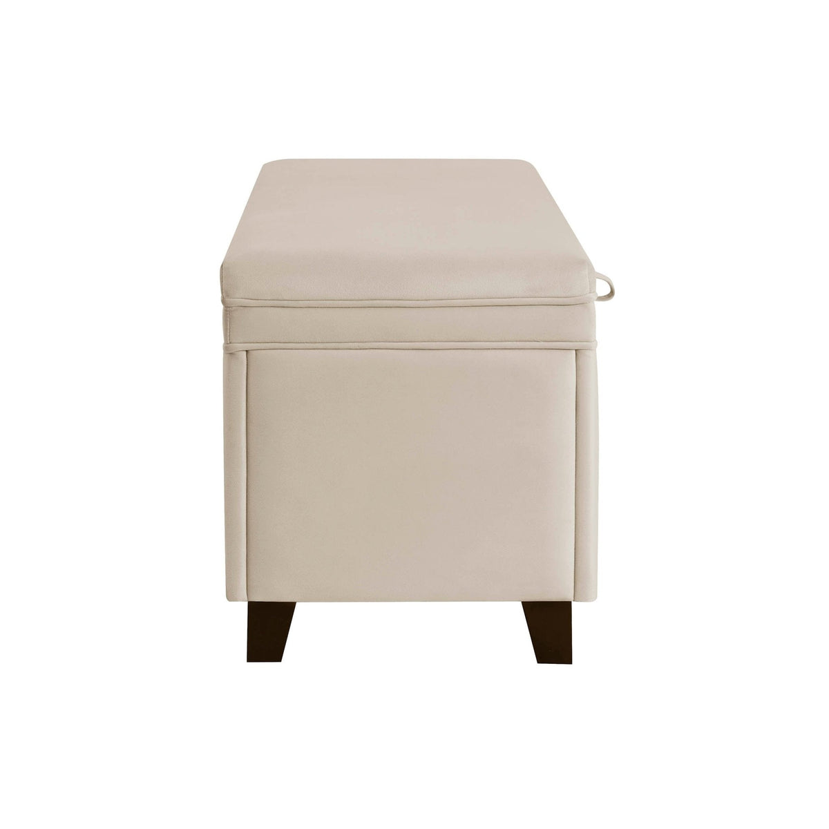Pouf de rangement - Écru