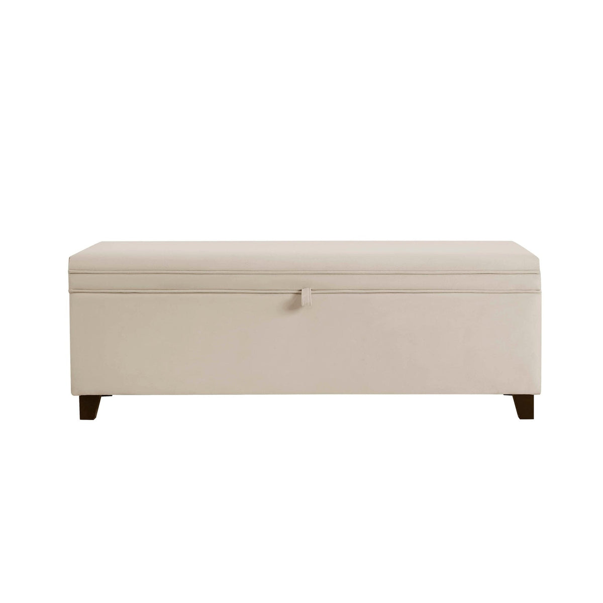 Pouf de rangement - Écru