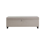 Ottoman de rangement - Gris pierre