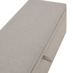 Ottoman de rangement - Gris pierre